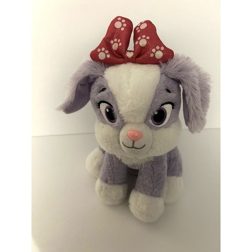 Disney Junior Minnie Purple Puppy Plush Sound Light Up Nose Tested Working